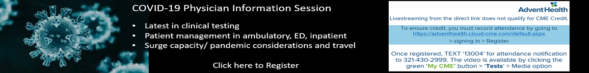 COVID-19: Physician Updates Banner